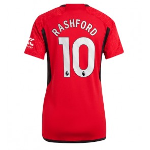 Manchester United Marcus Rashford #10 Replika Hjemmebanetrøje Dame 2023-24 Kortærmet